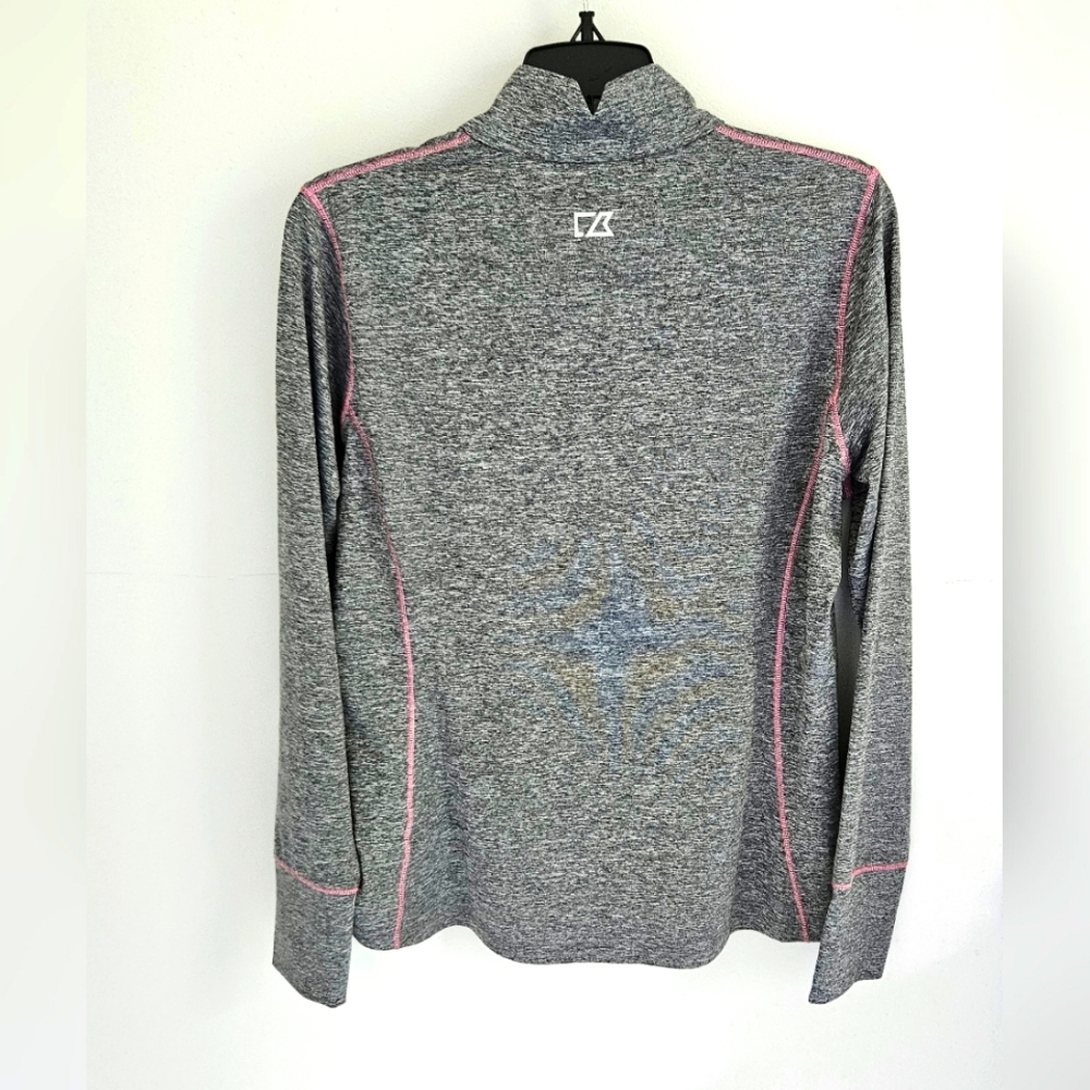Cutter & Buck gray half zip pullover - Picture 3 of 3